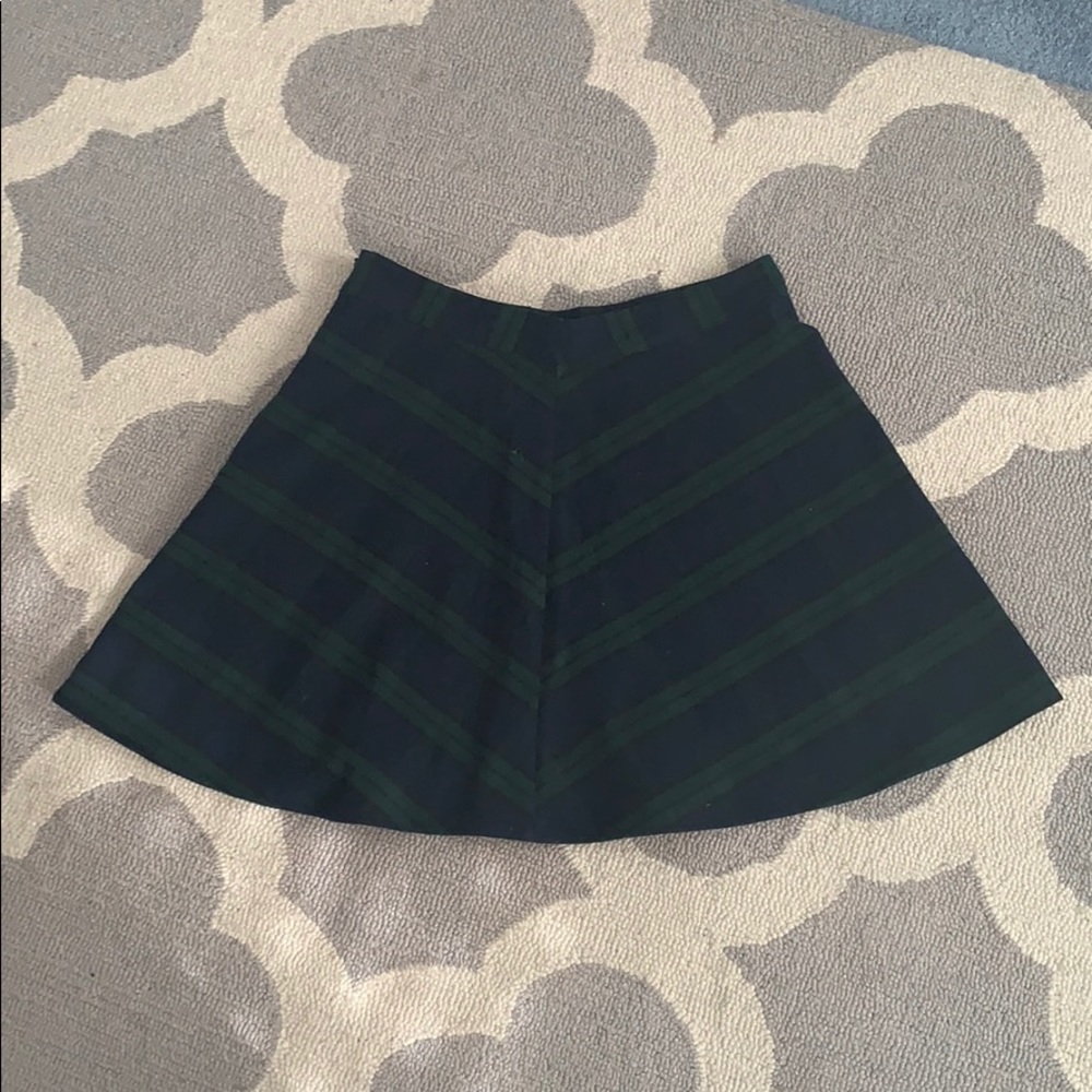 Plaid Circle Skirt
